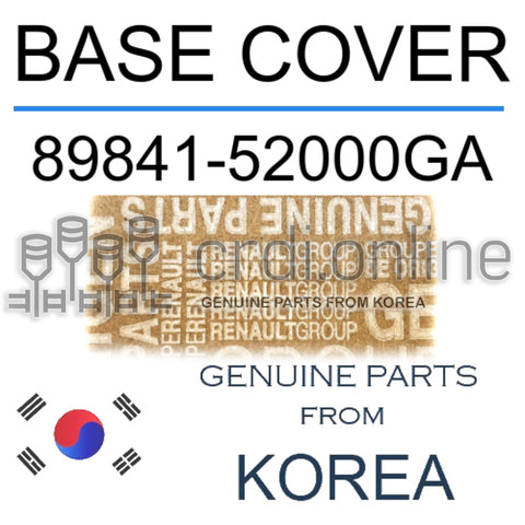 BASE COVER [ORIGINAL] 89841-52000GA 8984152000GA 89841 52000GA