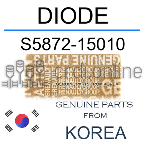 DIODE [ORIGINAL] S5872-15010 S587215010 S5872 15010