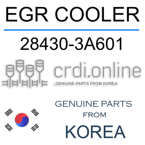 EGR COOLER [ORIGINAL] 28430-3A601 284303A601 28430 3A601