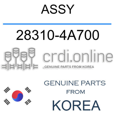 ASSY [ORIGINAL] 28310-4A700 283104A700 28310 4A700