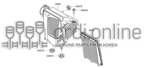 ELEMENT ASSY 16546-7FV0A 165467FV0A 16546 7FV0A