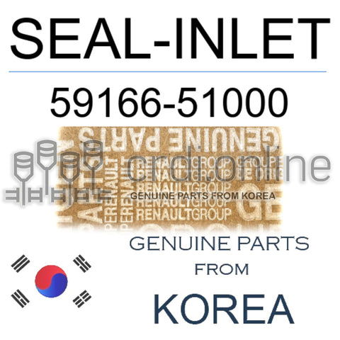 SEAL-INLET [ORIGINAL] 59166-51000 5916651000 59166 51000