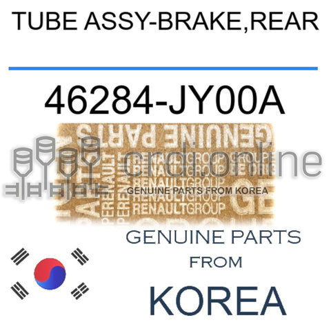 TUBE ASSY-BRAKE,REAR [ORIGINAL] 46284-JY00A 46284JY00A 46284 JY00A