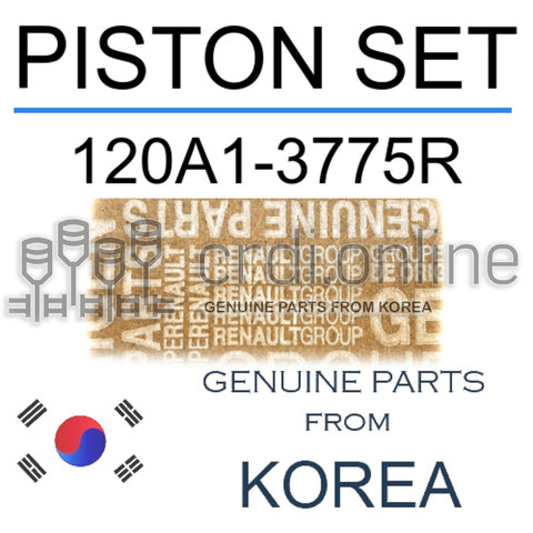 PISTON SET [ORIGINAL] 120A1-3775R 120A13775R 120A1 3775R