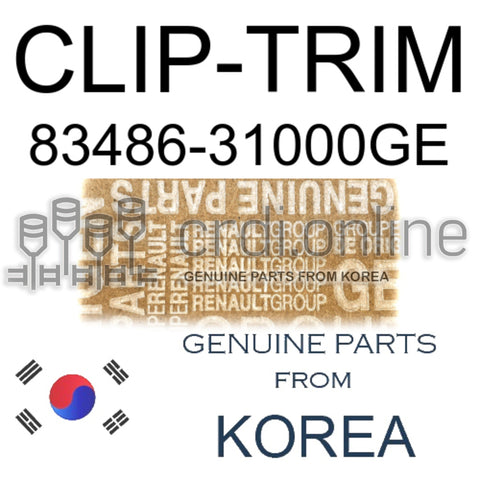 CLIP-TRIM [ORIGINAL] 83486-31000GE 8348631000GE 83486 31000GE