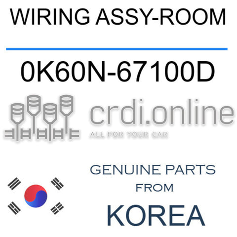 WIRING ASSY-ROOM [ORIGINAL] 0K60N-67100D 0K60N67100D 0K60N 67100D