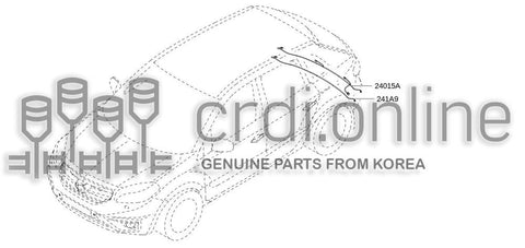 HARNESS-REAR BUMPER 24015-7454R 240157454R 24015 7454R