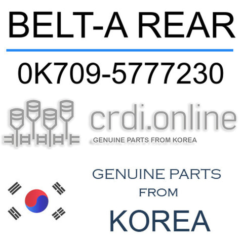 BELT-A REAR 0K709-5777230 0K7095777230 0K709 5777230