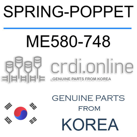 [ORIGINAL] SPRING-POPPET ME580-748 ME580748 ME580 748