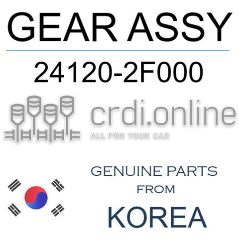 GEAR ASSY [ORIGINAL] 24120-2F000 241202F000 24120 2F000