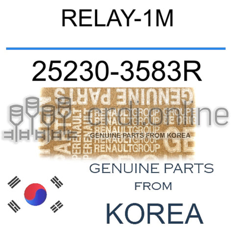 RELAY-1M [ORIGINAL] 25230-3583R 252303583R 25230 3583R
