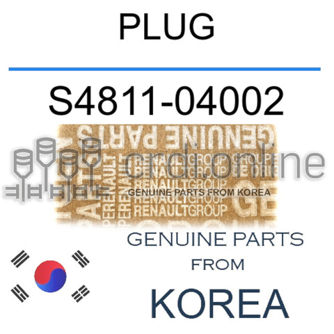 PLUG [ORIGINAL] S4811-04002 S481104002 S4811 04002