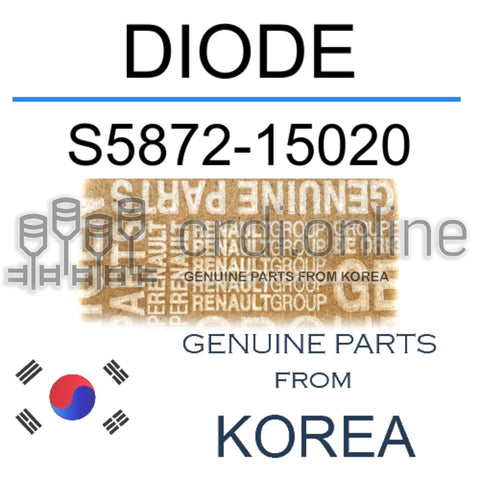 DIODE [ORIGINAL] S5872-15020 S587215020 S5872 15020