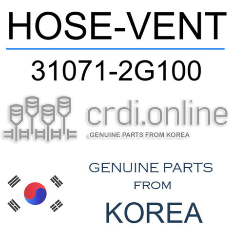 HOSE-VENT [ORIGINAL] 31071-2G100 310712G100 31071 2G100