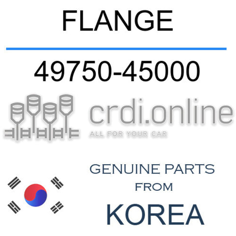 FLANGE [ORIGINAL] 49750-45000 4975045000 49750 45000