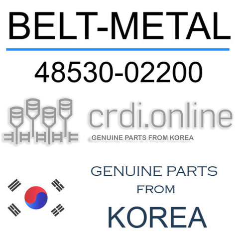 BELT-METAL [ORIGINAL] 48530-02200 4853002200 48530 02200