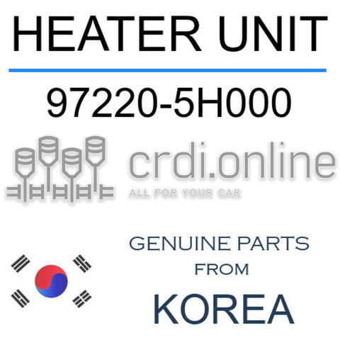 HEATER UNIT [ORIGINAL] 97220-5H000 972205H000 97220 5H000