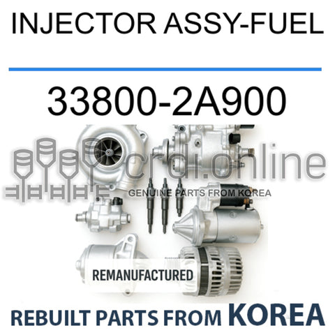 [REBUILT] INJECTOR ASSY-FUEL 33800-2A900 338002A900 33800 2A900