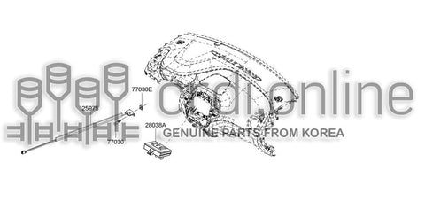ANTENNA ASSY-GPS 25975-2753R 259752753R 25975 2753R