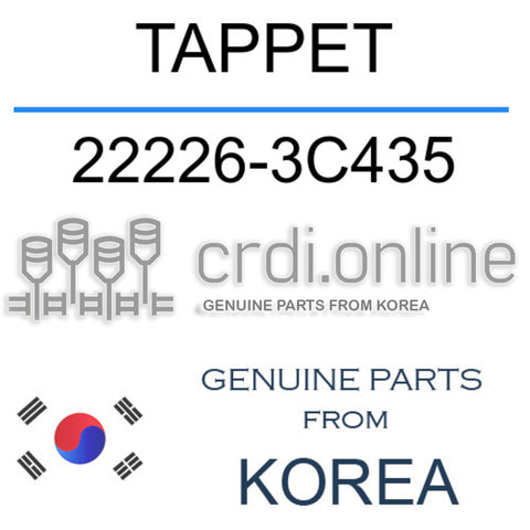 TAPPET 22226-3C435 222263C435 22226 3C435