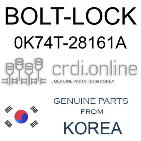BOLT-LOCK 0K74T-28161A 0K74T28161A 0K74T 28161A