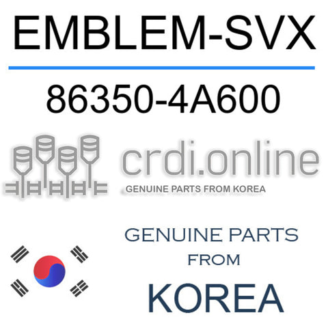 EMBLEM-SVX 86350-4A600 863504A600 86350 4A600