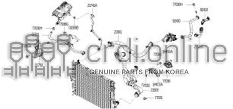 HOSE-RADIATORUPPER 21501-5627R 215015627R 21501 5627R