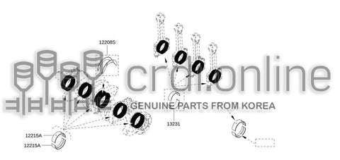 WASHER SET-THRUST [ORIGINAL] 12280-3189R 122803189R 12280 3189R