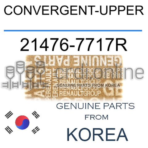 CONVERGENT-UPPER [ORIGINAL] 21476-7717R 214767717R 21476 7717R