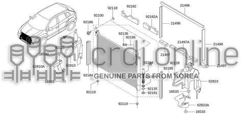 GUIDE ASSY-AIR FRONTRH 62810-JY10A 62810JY10A 62810 JY10A