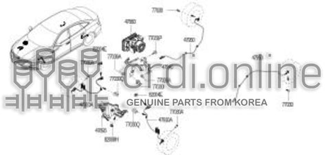 SENSOR-REAR WHEEL SPEED 47950-8802R 479508802R 47950 8802R