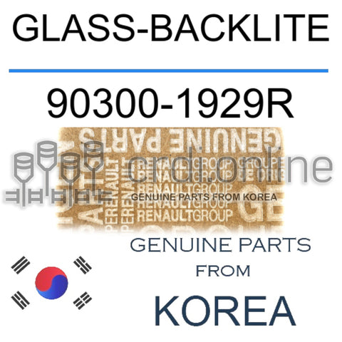 GLASS-BACKLITE [ORIGINAL] 90300-1929R 903001929R 90300 1929R