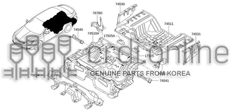 STRIKER ASSY-REAR SEATLH 88192-52000 8819252000 88192 52000