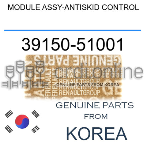 MODULE ASSY-ANTISKID CONTROL [ORIGINAL] 39150-51001 3915051001 39150 51001
