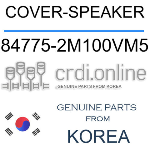 COVER-SPEAKER [ORIGINAL] 84775-2M100VM5 847752M100VM5 84775 2M100VM5