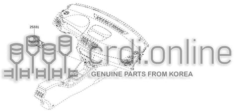 LIGHTER ASSY-CIGARETTEW/LIGHTER 25331-5936R 253315936R 25331 5936R