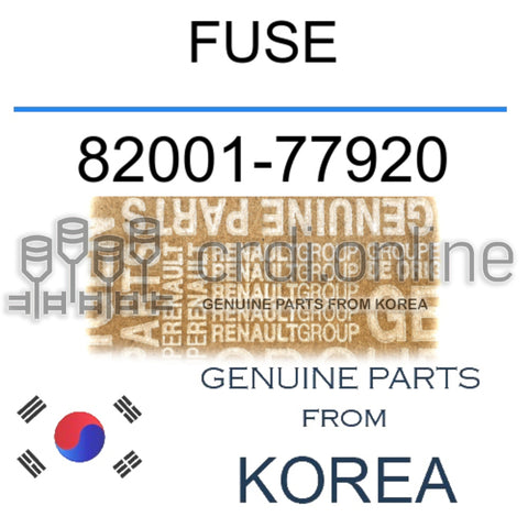 FUSE [ORIGINAL] 82001-77920 8200177920 82001 77920