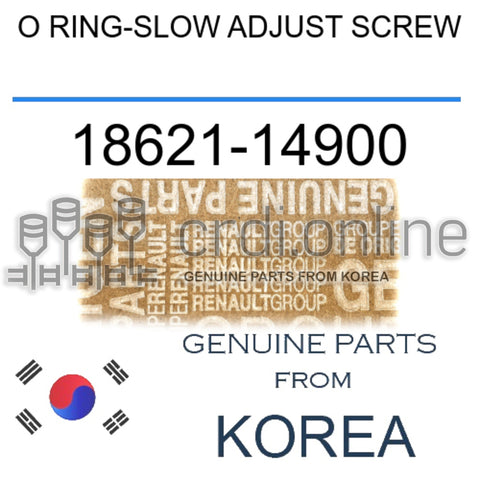 O RING-SLOW ADJUST SCREW [ORIGINAL] 18621-14900 1862114900 18621 14900