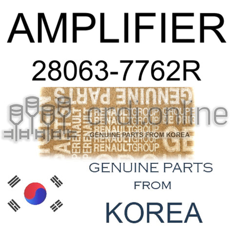 AMPLIFIER [ORIGINAL] 28063-7762R 280637762R 28063 7762R
