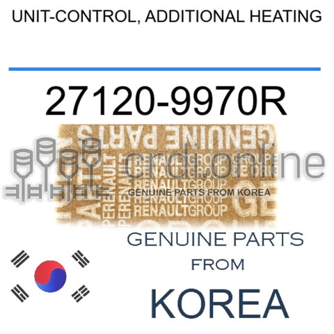 UNIT-CONTROL, ADDITIONAL HEATING [ORIGINAL] 27120-9970R 271209970R 27120 9970R