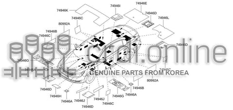 DAMPER-VIBRATION 74946-2772R 749462772R 74946 2772R
