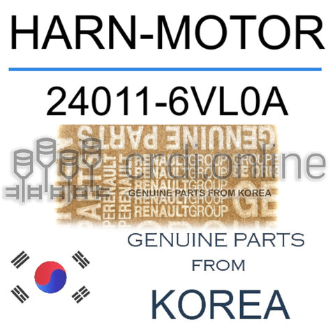 HARN-MOTOR [ORIGINAL] 24011-6VL0A 240116VL0A 24011 6VL0A