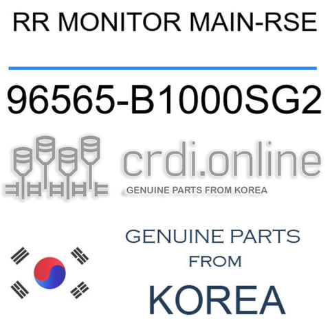 RR MONITOR MAIN-RSE [ORIGINAL] 96565-B1000SG2 96565B1000SG2 96565 B1000SG2