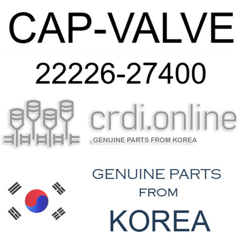 CAP-VALVE [ORIGINAL] 22226-27400 2222627400 22226 27400