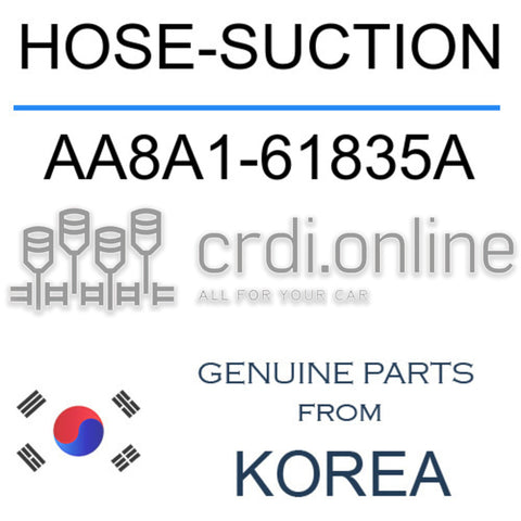 HOSE-SUCTION [ORIGINAL] AA8A1-61835A AA8A161835A AA8A1 61835A
