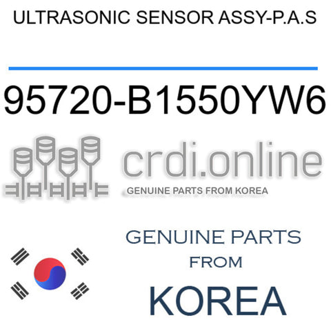 ULTRASONIC SENSOR ASSY-P.A.S [ORIGINAL] 95720-B1550YW6 95720B1550YW6 95720 B1550YW6