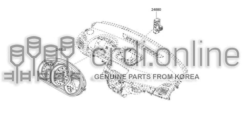 METER ASSY-COMBINATION 24810-6310R 248106310R 24810 6310R