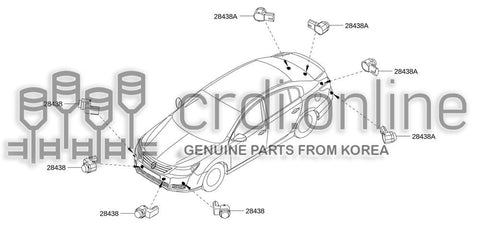 SENSOR UNIT-DISTANCE 28442-5264R 284425264R 28442 5264R