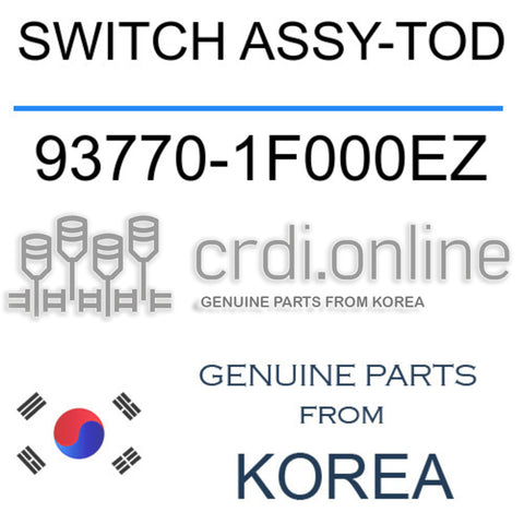 SWITCH ASSY-TOD [ORIGINAL] 93770-1F000EZ 937701F000EZ 93770 1F000EZ