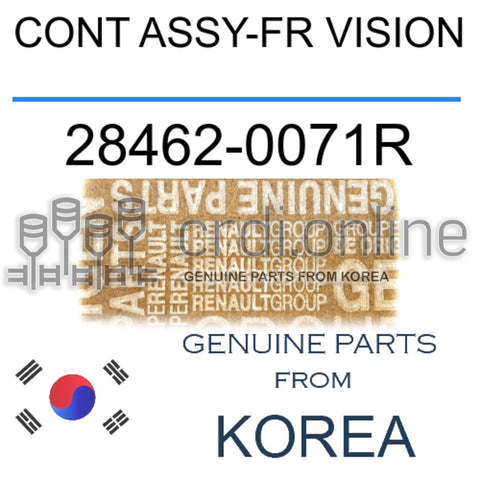 CONT ASSY-FR VISION [ORIGINAL] 28462-0071R 284620071R 28462 0071R
